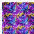 thumbnail image 4 of Soimoi Blue Rayon Fabric Colorful Butterfly Print Fabric by Yard 42 Inch Wide, 4 of 5