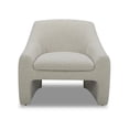 thumbnail image 2 of Better Homes & Gardens Emerson curvy accent chair, Cream, 2 of 10