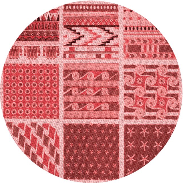 Ahgly Tapis d'Intérieur Lavable en Machine Carré Transitionnel Rose Corail Clair, 3 Pieds Carré