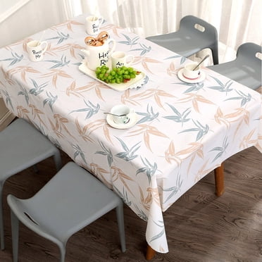 Agiferg Waterproof and Oil Proof Table Cloth For Kitchen Decorative Dining Table Cover