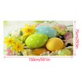 thumbnail image 3 of Yhmxh Easter Kitchen Decor Microfiber Beach Towel Super Lightweight Colorful Bath Towel Sandproof Beach Blanket Multi-Purpose Towel For Travel Swimming Pool 30x60 Inch DIY children tent, 3 of 7