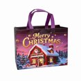thumbnail image 2 of Cagogo under $5 Nonwoven Gift Bags, Non-woven Christmas Gift Bags, reusable Holiday Present Bags, Christmas Party Favor Bags, Festive Gift Packaging, Drawstring Gift Sacks, 2 of 6