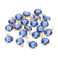 thumbnail image 1 of Unique Bargains Crystal Birthstone Charm, September Pendants Drop Bead Dark Blue, for Jewelry Making, 20 Pack, 1 of 6