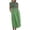 Green, variant on Dress for Women, Summer Cotton Linen Boho Casual Fashion Sleeveless Dress Vacation Wear