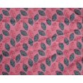 thumbnail image 4 of oneOone Polyester Lycra Fabric Leaves Block Print Sewing Fabric BTY 56 Inch Wide, 4 of 4