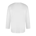thumbnail image 3 of Hiiyo T-Shirt pour Homme Confortable Uni à Manches 3/4, Tailles M-XXXXXL, 3 of 6