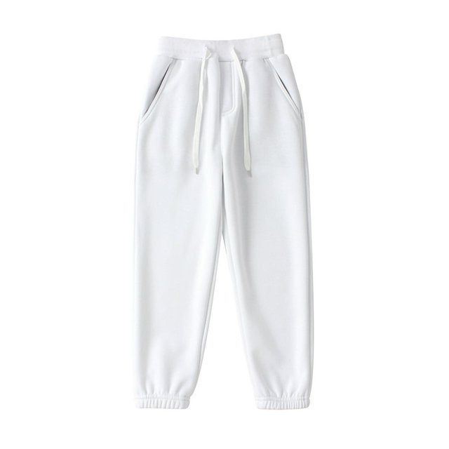 CHUANK Kids Boys Girls Sweatpants Workout Pants High Waisted Drawstring Trackpants Cinch Bottom Trousers