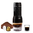 thumbnail image 1 of 3 In1 Hot/Cold Portable Coffee Machine Manual Espresso Maker For Capsule & Ground Hand Press Brewer Home Office Travel ,Portable, 1 of 5