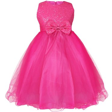 Nouvelles Robes Style pour Filles en Polyester à Paillettes Fête Bal de Promo Mariage Demoiselle d'Honneur Fille aux Fleurs Robe de Bal Formelle en Tulle