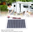 thumbnail image 4 of 50W Solar Panel Kit, Solar Panel Charge Controller Kit  Compact Easy Installation 18V  for Outdoor, 4 of 7