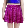 thumbnail image 1 of Robes de Danse pour Filles Robe Toot Toot Jupe Cheerleading à Sequins avec Design Découpé Robe Courte Polyvalente pour Performances et Événements, 1 of 1