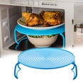 thumbnail image 2 of Multifunctional Microwave Heating Layered Steam Rack Tray Rack Double Insulated Tray Rack Pan Mat, 2 of 9