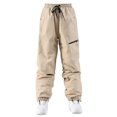 thumbnail image 4 of Tidyack,Insulated Ski Pants, Windproof Snowboard Pants, Waterproof Breathable, Men's Large Size, Dual-Layer Design, For Skiing Snowboarding, High-Performance Outdoors Gear, Durable Nylon Lining,, 4 of 9