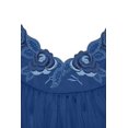 thumbnail image 4 of Velrose Lingerie Shadowline Short 3/4 Sleeve Button Down Robe 77280/77280X, 4 of 4