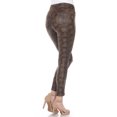 thumbnail image 4 of White Mark Pantalon pour Femme en Faux Suède à Imprimé Serpent, 4 of 5
