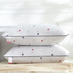 Danhjin Cotton Core Hotel Grade Oreiller Core Soft et supportant Lit down Oreil adapté pour le côté arrière et les lits d'estomac faits de tissu amical