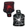 thumbnail image 3 of Spider Embroidery Pattern Golf Putter Cover PU Leather Large Mallet Golf Head Cover Magnetic Closure Golf Head cover Black Double buckle, 3 of 6