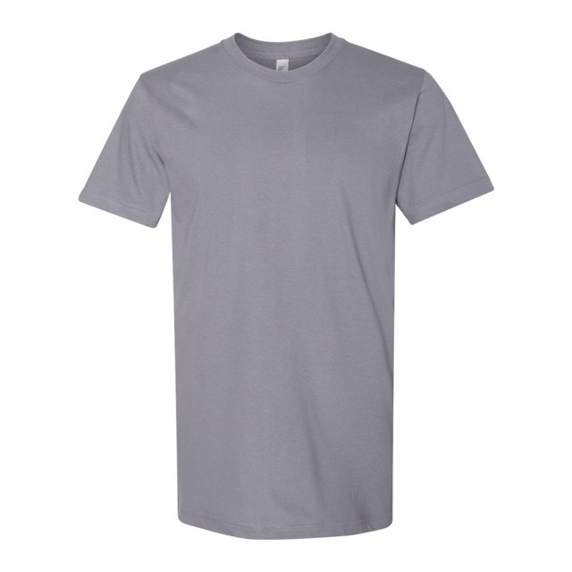 American Apparel USA-Made Fine Jersey Tee, 2XL, Slate