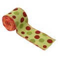 thumbnail image 2 of TIMIFIS Polka Dots Christmas Ribbon Christmas Tree Decoration 2.56 Inch Red and Green Ribbons for Crafts Holiday Gift Wrap Christmas Tree Decorations Wreath Bows Wrapping Supplies(4.55m), 2 of 4