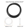 thumbnail image 2 of Unique Bargains Universal Sewing Machine Motor Stretch Belt 1414mm 56" Perimeter, 8.6mm Belt Thick, 2 of 5