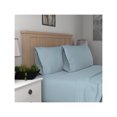 thumbnail image 2 of Refurbished Purity Home Organic Cotton 300 Thread Count Eco-Friendly Sheet Set & Pillowcases - Aqua, 2 of 4