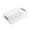 White 【1x basket】, variant on Plastic Laundry Basket with Handle for Clothing Collection and Transport Organizer Ideal for Family Dorm Room Use and Toy Ball Sports Storage Sopatenor