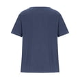 thumbnail image 5 of Fankiway T-Shirt Ample Décontracté d'Été pour Femme à Col Rond, Manches Courtes, Imprimé Floral, Hauts pour Femmes, Liquidation, Grande Taille, Chemises pour Femmes en Liquidation, Vêtements de Printemps pour Femmes 2024, 5 of 5