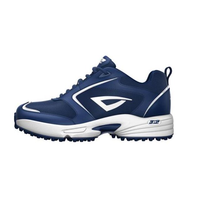 3N2 7845-03-125 Mofo Turf Trainer Shoe, Navy - 12.5