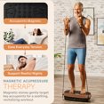 thumbnail image 2 of LifePro HexaPlate Lite Vibration Plate Exercise Machine with Magnetic Acupoints – Compact Full Body Vibration Plate for Beginners, Recovery & Daily Home Workouts - Copper, 2 of 10