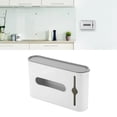 thumbnail image 4 of Grocery Bag Dispenser, Plastic ABS Trash Bag Holder Visible Window Waterproof Dustproof  For Office White, 4 of 8