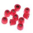 thumbnail image 2 of 5 Pairs Ear Buds Memory Foam Tips Earplug 4.5mm For Earphone Red, 2 of 7