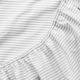 thumbnail image 5 of Mainstays 4-Piece 300 Thread Count Grey Stripe- CVC Cotton Blend Bed Sheet Set, Twin (Adult), 5 of 5