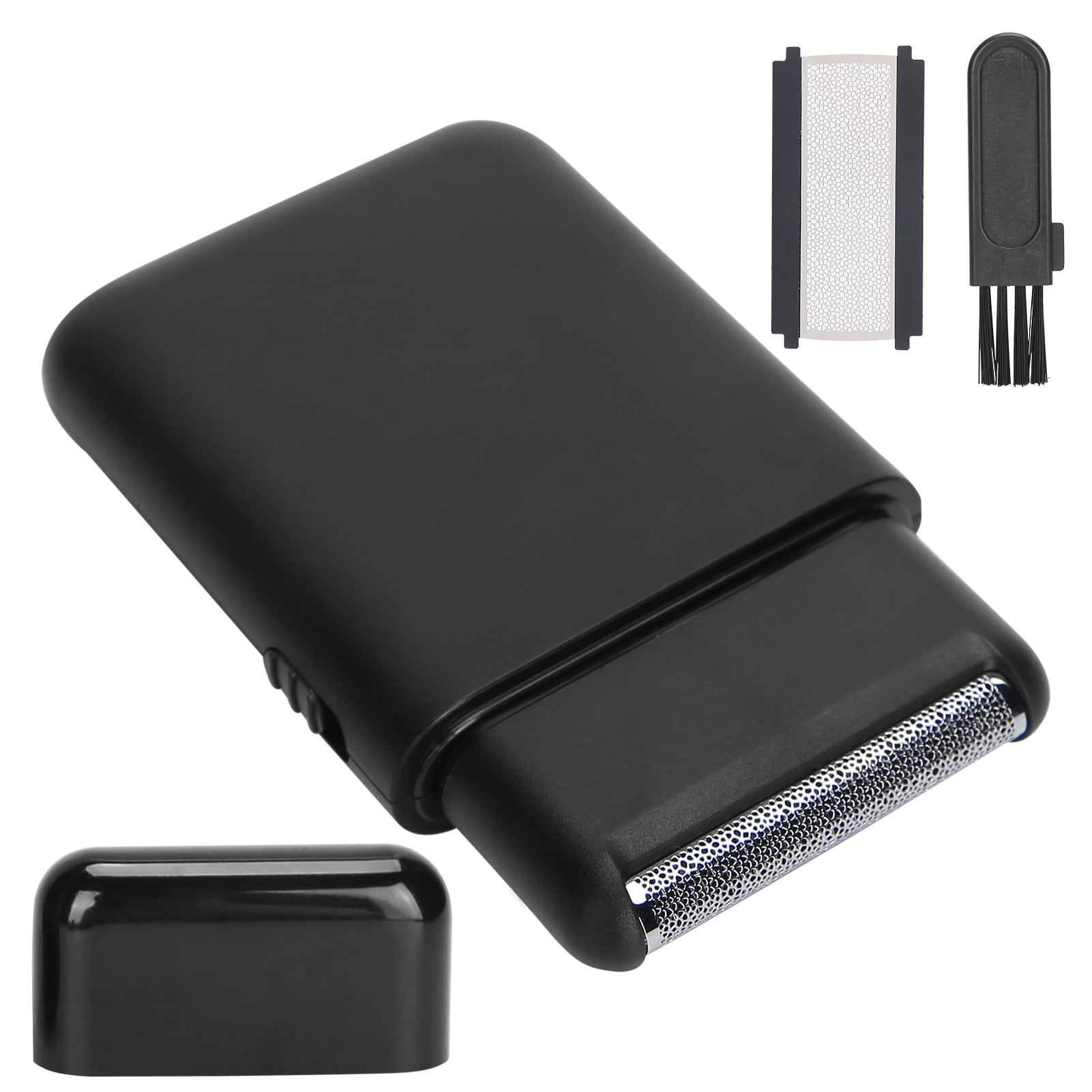 Electric Foil Shaver Electric  Beard Trimmer USB Charging Electric  Travel Portable Men Foil Shaver Beard Trimmer Black