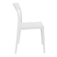 thumbnail image 4 of Pemberly Row Chaise de Salle à Manger de Patio Intérieur/extérieur en Blanc Blanc Lustré, 4 of 8