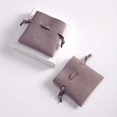 thumbnail image 3 of fastboy 50 Pieces Gift Bag Portable Drawstring Solid Color Candy Ring Jewelry Cellphone Storage Pouch Pocket Organizer Beige White, 3 of 9