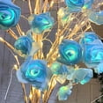 thumbnail image 4 of Cheapark LED Rose Flower String Lights 20 Warm White Lights Valentines Day Decoration USB Powered For Bedroom Party, 4 of 5