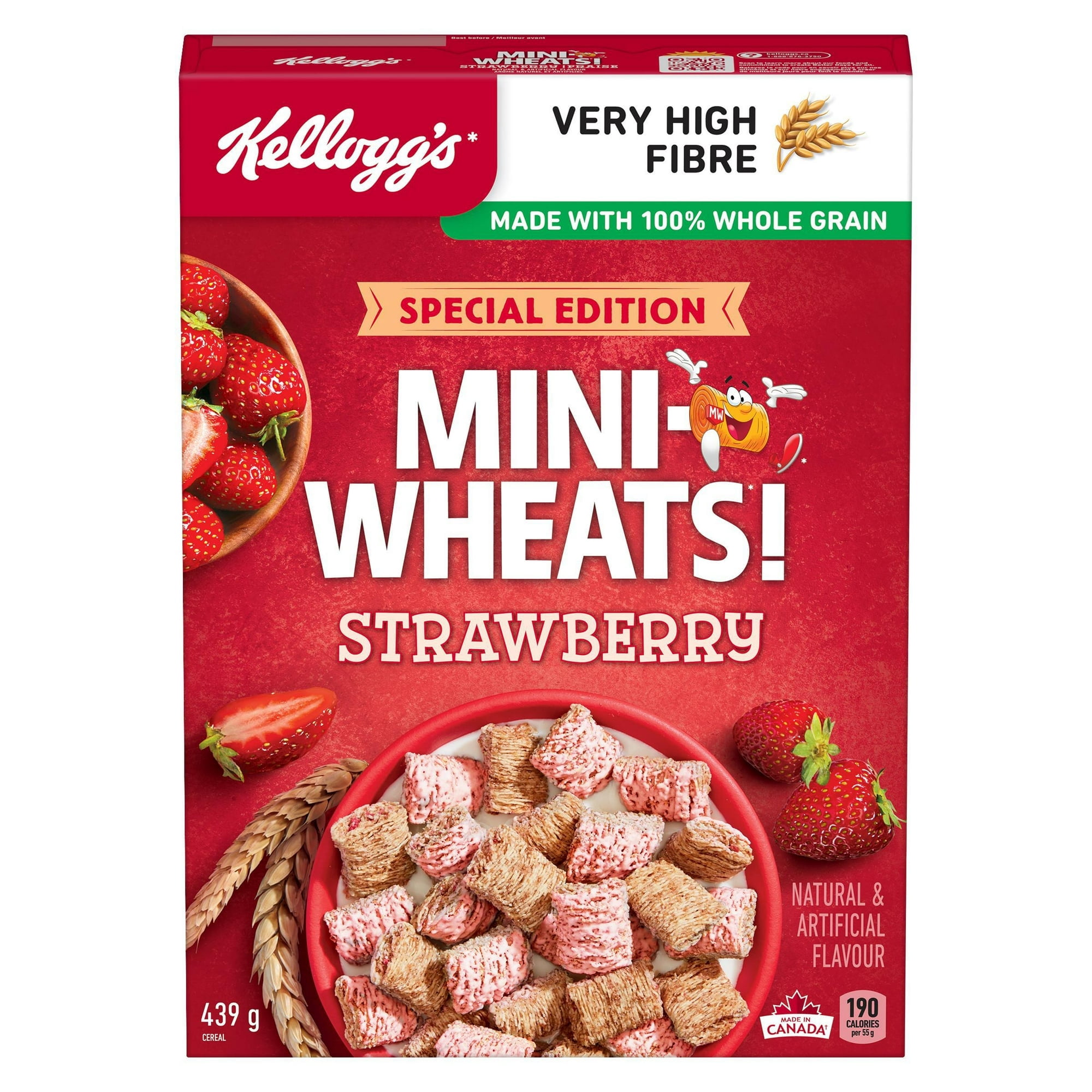 Céréales Mini-Wheats* Saveur de fraises 439 g