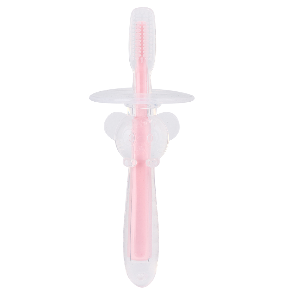 Toothbrushes, Safe And Eco-Friendly Toddler Toothbrush, Baby Toothbrush, Cartoon Soft For Baby For Infant Pink,Blue,Yellow