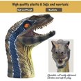 thumbnail image 3 of Dinosaur Hand Puppet Toys, Rubber Puppet Role Play, Animal Puppets for Kids, Realistic Raptor Dino Head 12 inch, 3 of 7