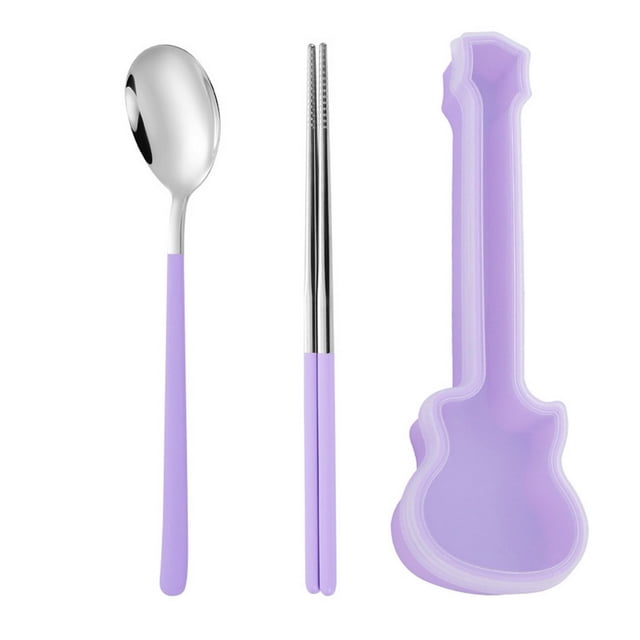 MesaSe Ensemble de Couverts 1 Ensemble Miroir de Table en Métal Pratique Ensemble de Couverts Réutilisables pour Camping