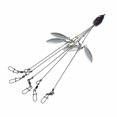 thumbnail image 4 of MesaSe Lot de 5 5 Bras 4 Lames Parapluie Plateforme Appât de Pêche 21,5 cm, 4 of 6