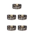 thumbnail image 3 of QualitChoice Bracelet Multi-layers Magnetic Buckle Leather Multi-colored Leopard Print Valentines Day Gifts Bracelets Hand Jewelry Light Brown 5Set, 3 of 6