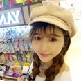 thumbnail image 2 of pitrice Fashionable Corduroy Womens Hat Warm And Comfortable For Autumn And Winter Multi Color Selection milky white, 2 of 6