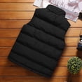 thumbnail image 4 of Pisexur Gilet Matelassé pour Homme, Extérieur, Décontracté, Col Montant, Veste Rembourrée, Manteau, Gilet, 4 of 9