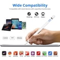 thumbnail image 4 of Universal Stylus Pen Elastic Pure Copper Auto Power Off Compatible with iOS/Android/Windows Capacitive Touchscreens, White, 4 of 7