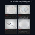 thumbnail image 3 of Youkk Aluminum LED Wick For Circular Renovation Ensuring Bright And Efficient Lighting Solution High 48W Circular white, 3 of 6