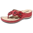 thumbnail image 4 of Stretch Orthotic Slide Sandals Cross Sandals Woven Beach Wedge Slippers Shoes, 4 of 4