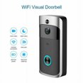 thumbnail image 1 of YOPTOP Wireless WiFi Video Doorbell Smart Phone Door Ring Intercom Security Camera Bell,black,One Size, 1 of 6