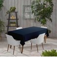 thumbnail image 2 of Vargottam Indoor/OutdoorTablecloth58 x 58" InchSquareTablecloth Waterproof PatioTableCloths, Spring/SummerTableCoversfor Backyard CircularTable/BBQs/Picnic -Dark Navy Blue, 2 of 6