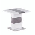 thumbnail image 1 of Canadian Maxwell White and Wenge End Table, 1 of 2
